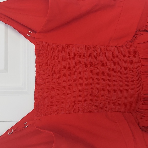 Express red peplum. Size xs - Picture 4 of 5